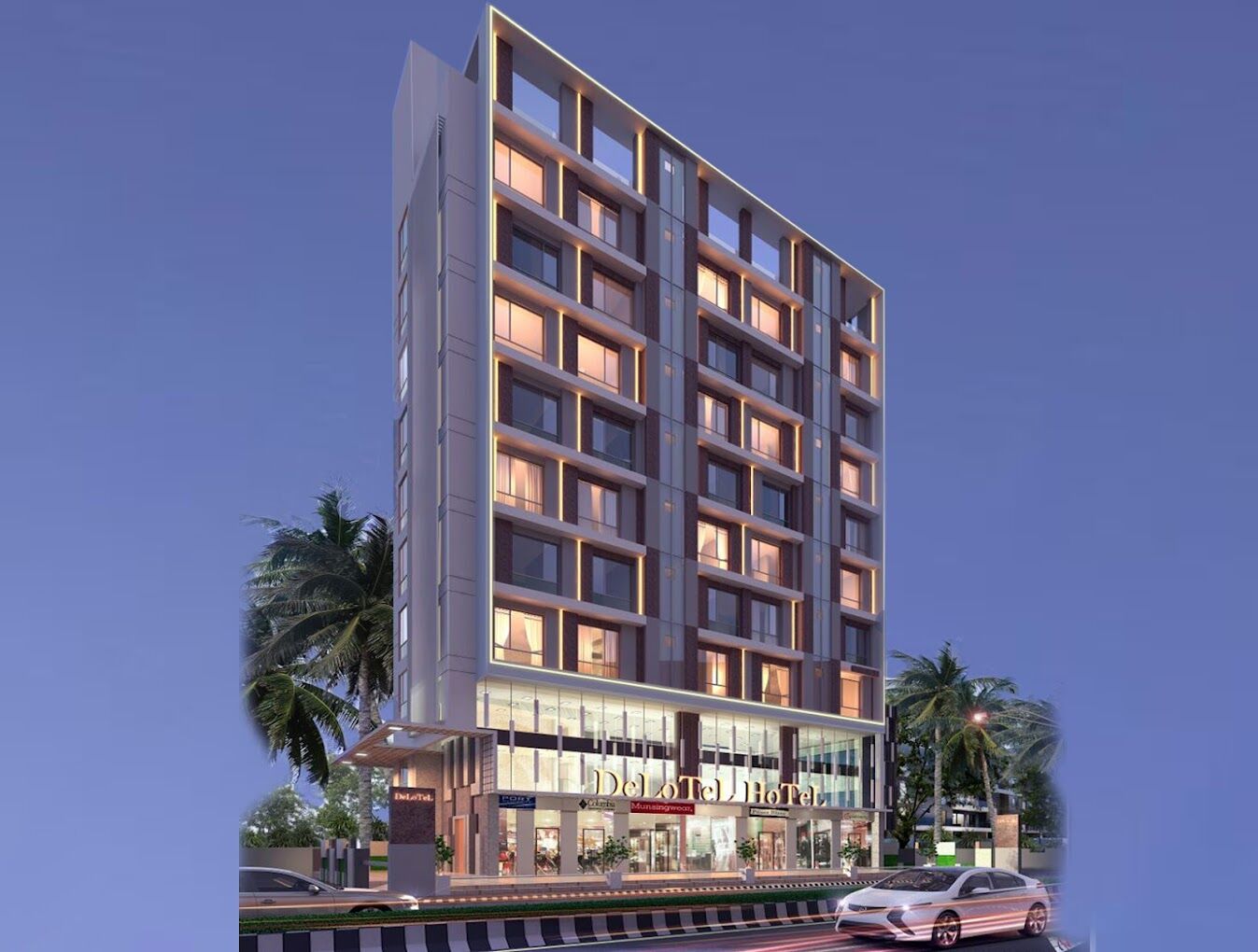 The Byke Delotel, Borivali Facade